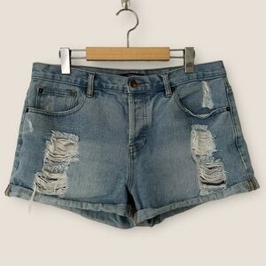Forever 21 Distressed Denim Shorts